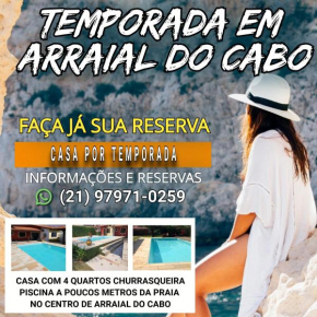 Casa em Arraial do Cabo por temporada